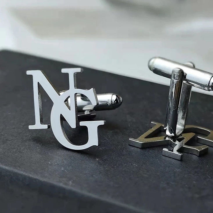 Personalized Double-Letter Cufflink