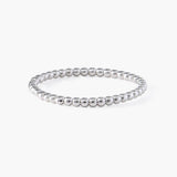 Sterling Silver bead ring