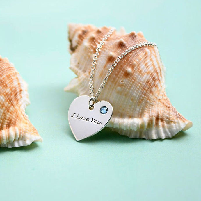 Personalized Heart Necklace