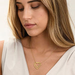 Heart Necklace with Two Names
