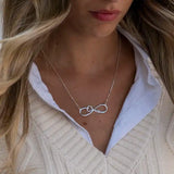 Infinity Heart Name Necklace