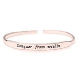 Inspirational Engraved Bangle