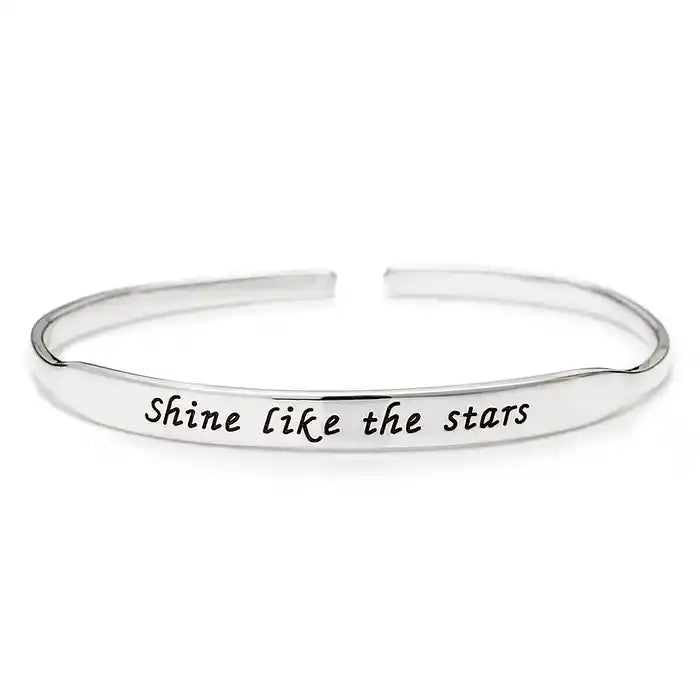 Inspirational Engraved Bangle