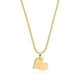 Heart Initial Necklace