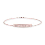 Personalized Roman Number Bracelet