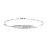 Personalized Roman Number Bracelet