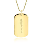 Personalized Dog-Tag Name Necklace