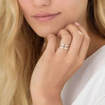 Personalized Two Name Engraved Ring