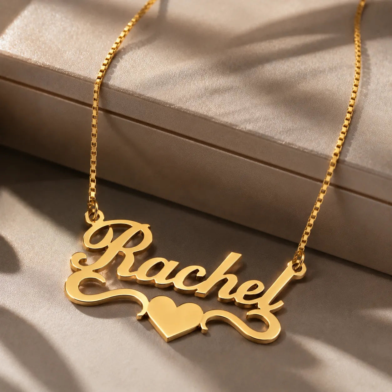 Personalized Heart Name Necklace