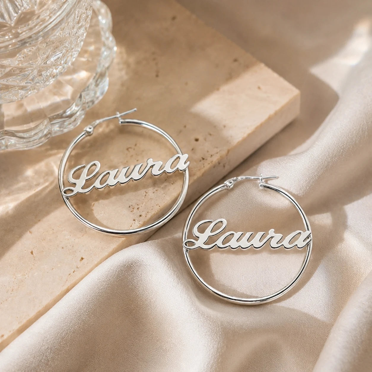 Hoop Name Earring