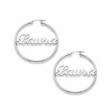 Hoop Name Earring