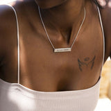 Roman Numeral Date Necklace