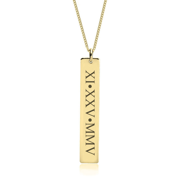 Roman Numeral Necklace