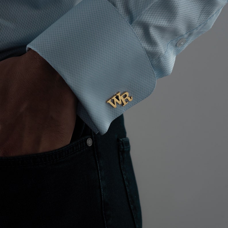 Personalized Double-Letter Cufflink