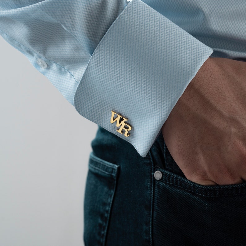 Personalized Double-Letter Cufflink