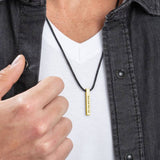 Engraved 3D Bar Name Necklace